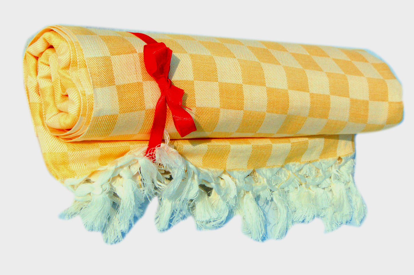Summer/AC Comfortable Bhagalpuri Silk Viscose Fabric Shawl, Yellow Colour, Comfort, Single Yarn, Double Yarn
