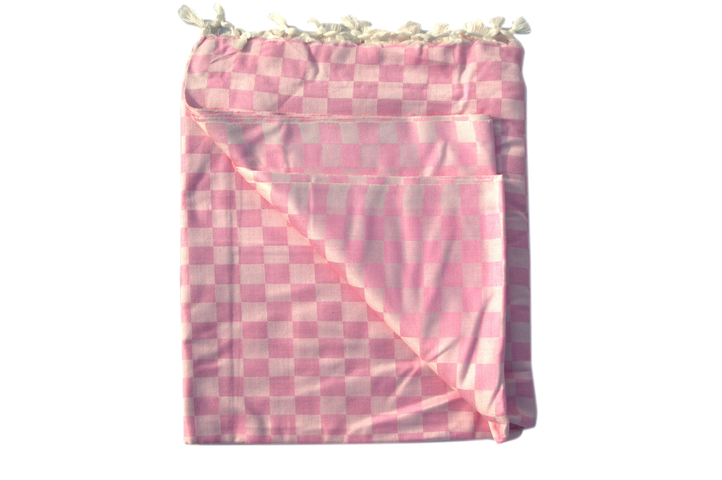 Summer/AC Comfortable Bhagalpuri Silk Viscose Fabric Shawl, Pink Colour, Comfort, Single Yarn, Double Yarn