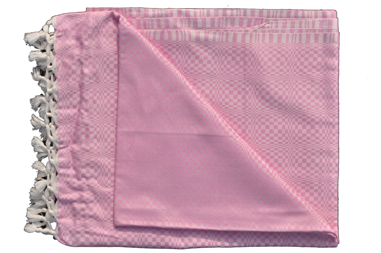 Summer/AC Comfortable Bhagalpuri Silk Viscose Fabric Shawl, Pink Colour, Premium, Comfort, Single Yarn, Double Yarn
