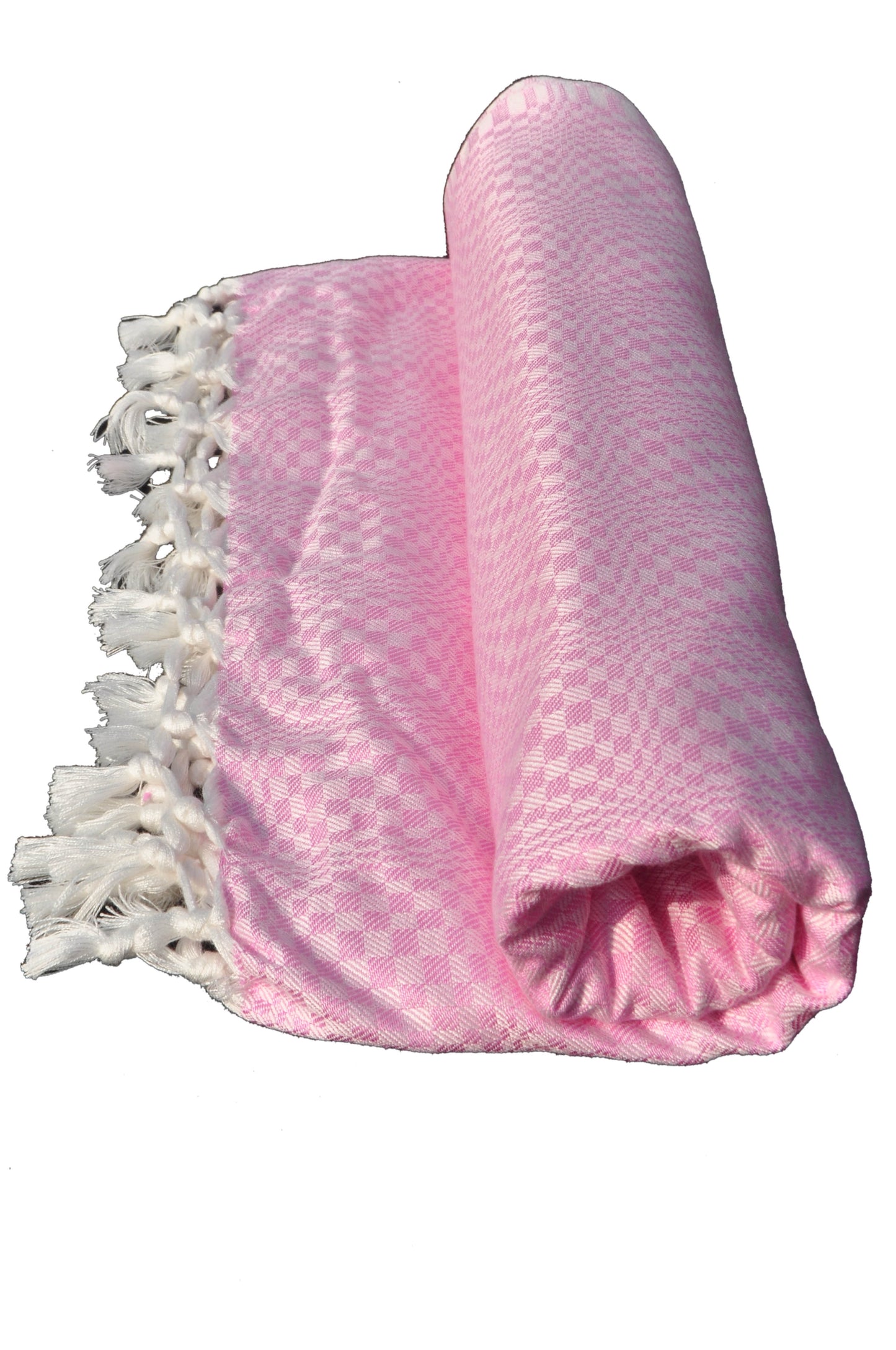 Summer/AC Comfortable Bhagalpuri Silk Viscose Fabric Shawl, Pink Colour, Premium, Comfort, Single Yarn, Double Yarn