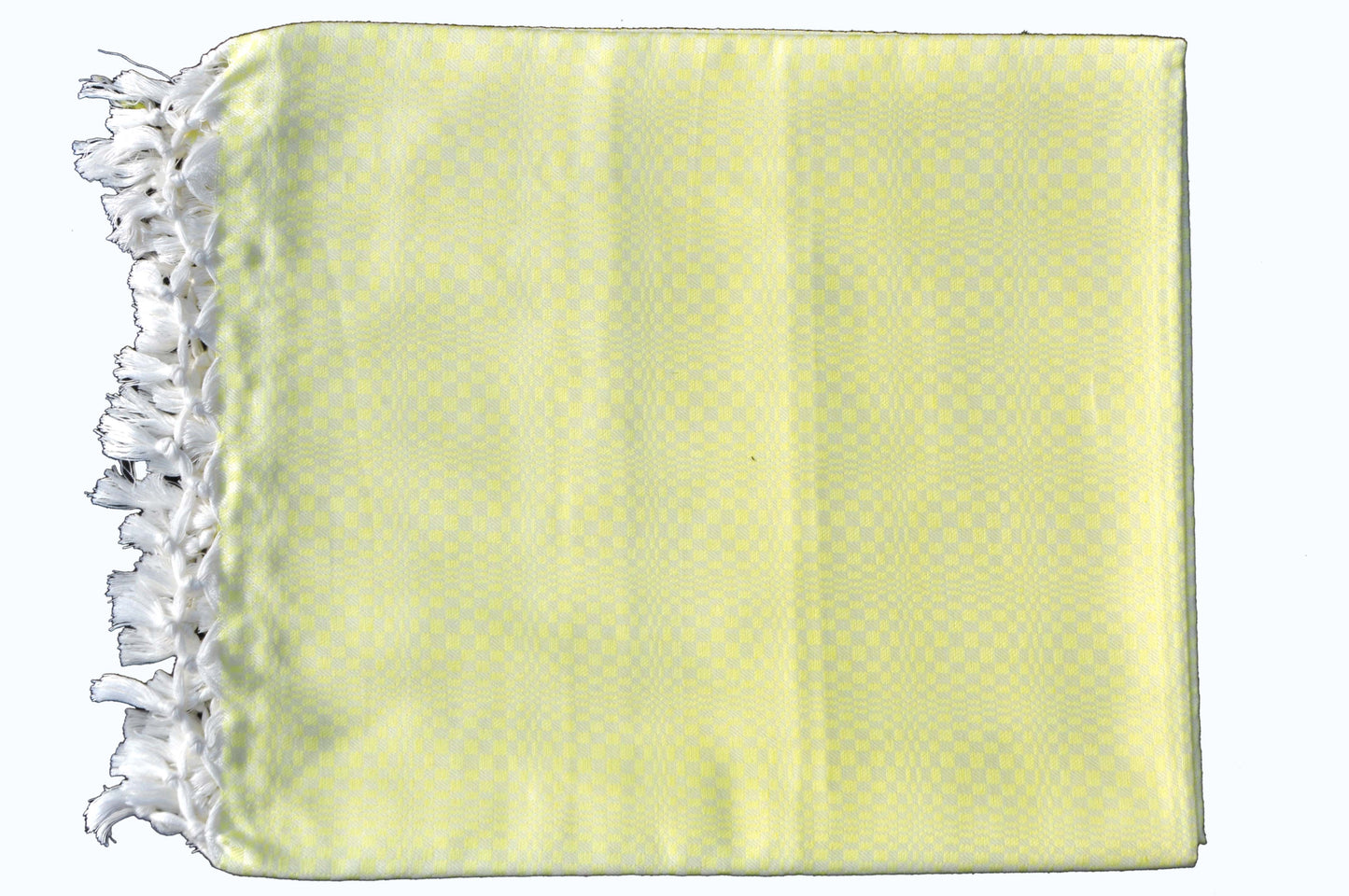 Summer/AC Comfortable Bhagalpuri Silk Viscose Fabric Shawl, Yellow Colour, Premium, Comfort, Single Yarn, Double Yarn