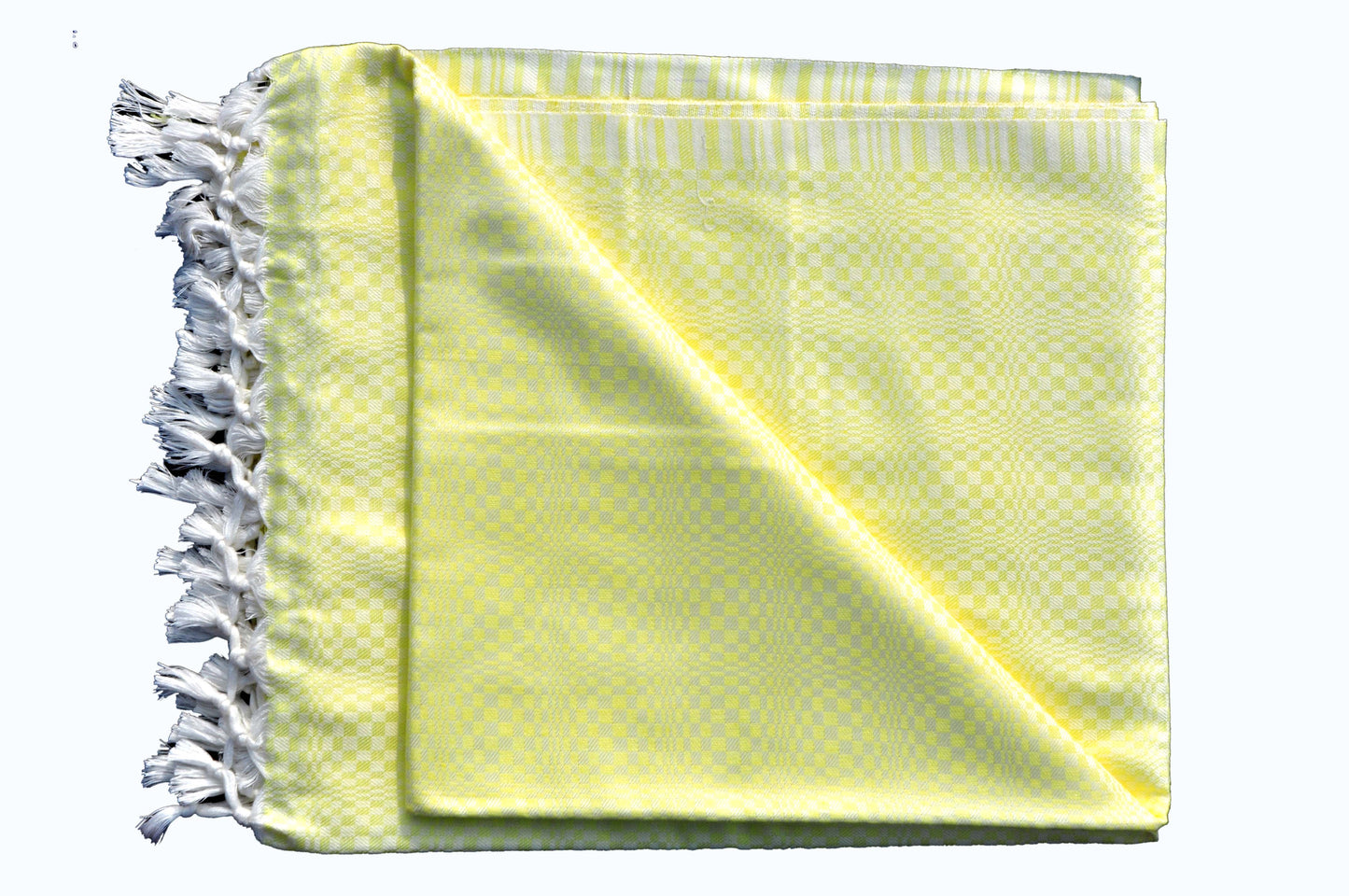 Summer/AC Comfortable Bhagalpuri Silk Viscose Fabric Shawl, Yellow Colour, Premium, Comfort, Single Yarn, Double Yarn