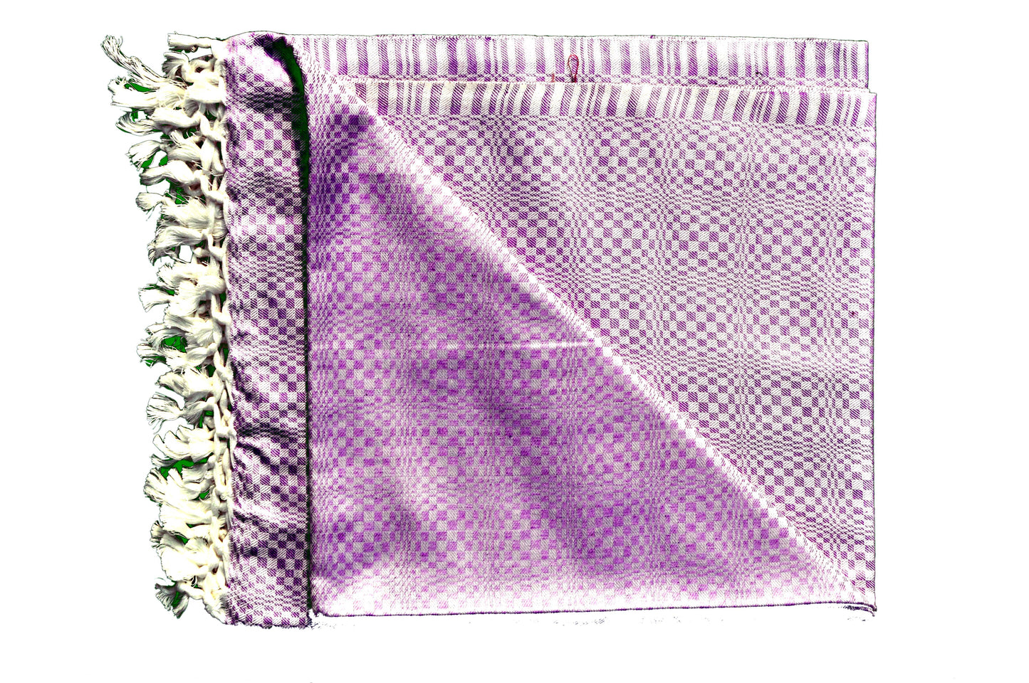 Summer/AC Comfortable Bhagalpuri Silk Viscose Fabric Shawl, Purple Colour, Premium, Comfort, Single Yarn, Double Yarn
