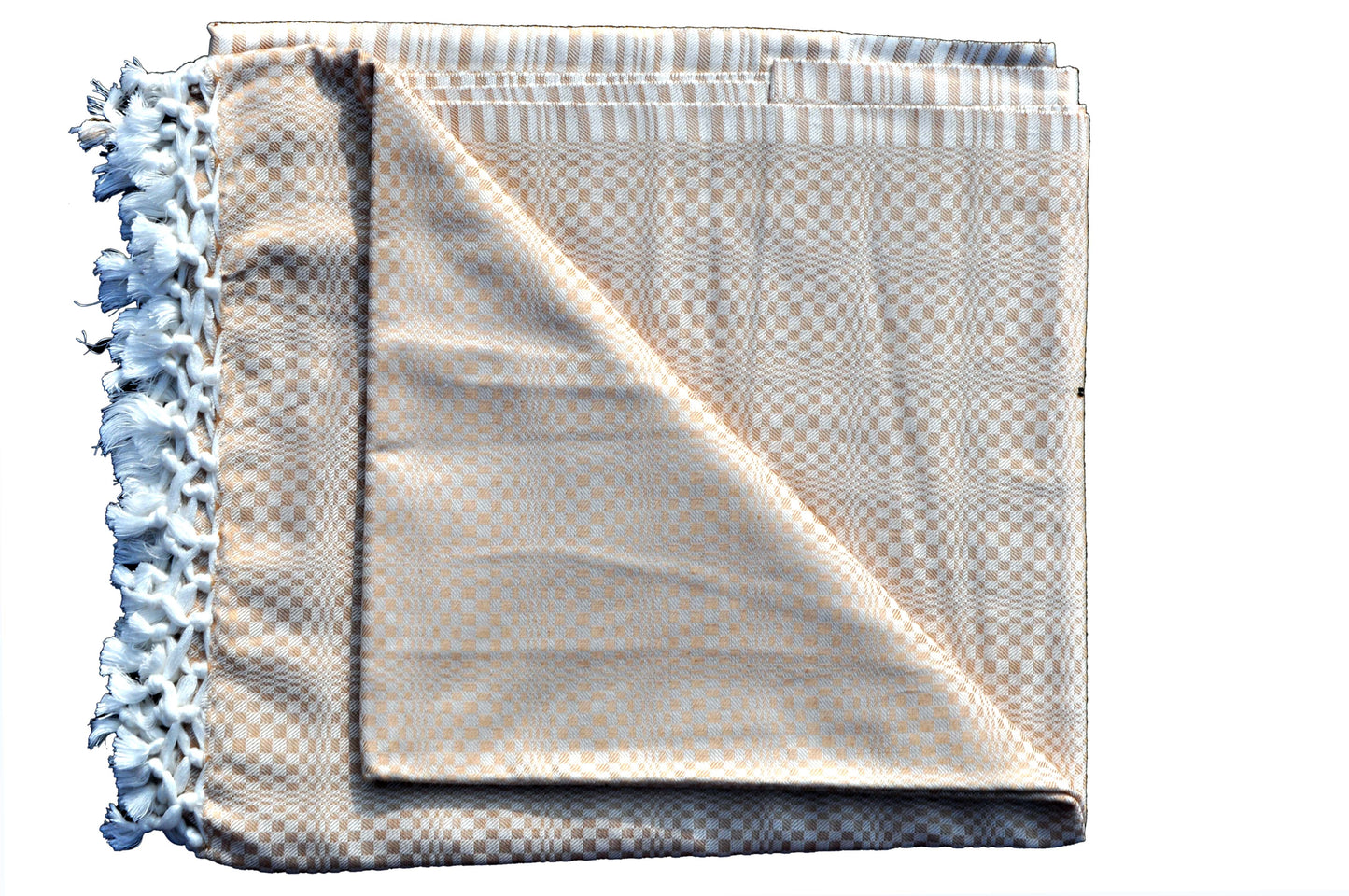 Summer/AC Comfortable Bhagalpuri Silk Viscose Fabric Shawl, Brown Colour, Comfort, Single Yarn, Double Yarn