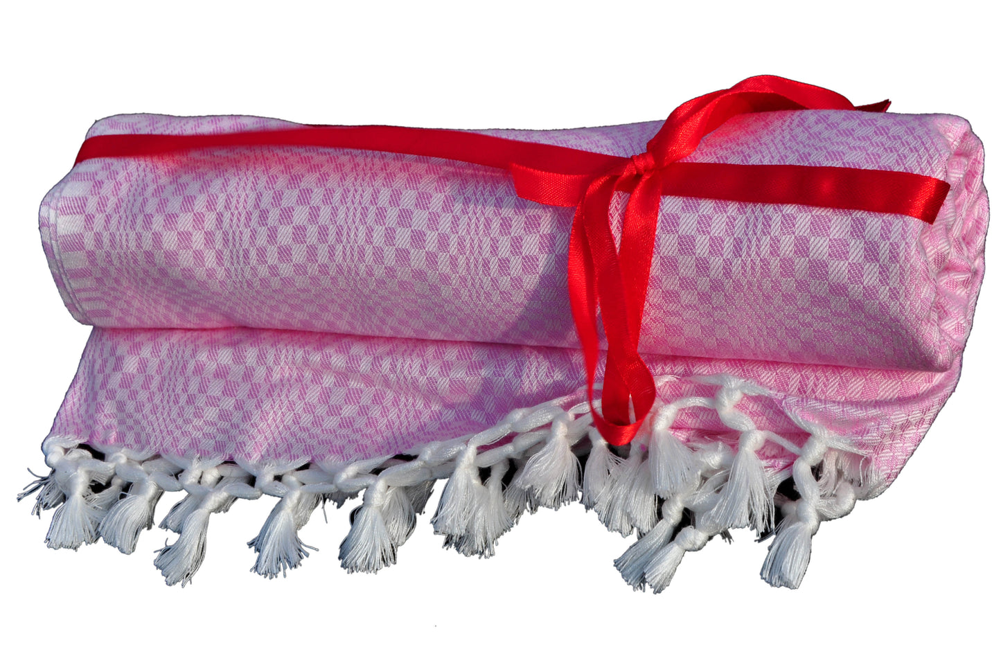 Summer/AC Comfortable Bhagalpuri Silk Viscose Fabric Shawl, Pink Colour, Premium, Comfort, Single Yarn, Double Yarn