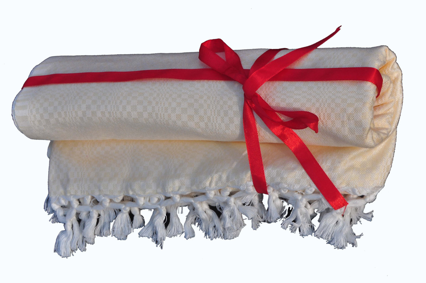 Summer/AC Comfortable Bhagalpuri Silk Viscose Fabric Shawl, Cream Colour, Comfort, Single Yarn, Double Yarn
